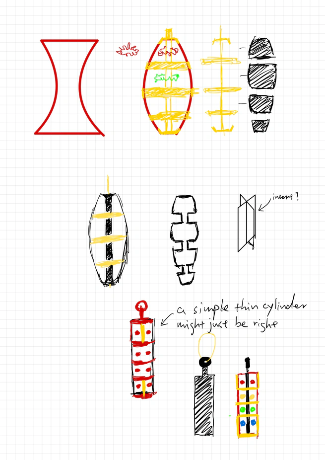 sketchbook for ornamental accessories (ipadsketchbook001)