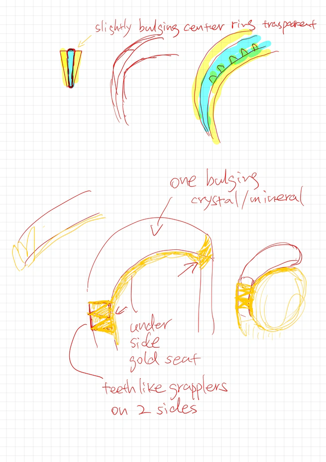 sketchbook for ornamental accessories (ipadsketchbook001)