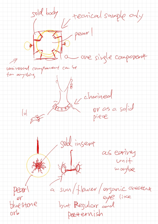 sketchbook for ornamental accessories (ipadsketchbook001)